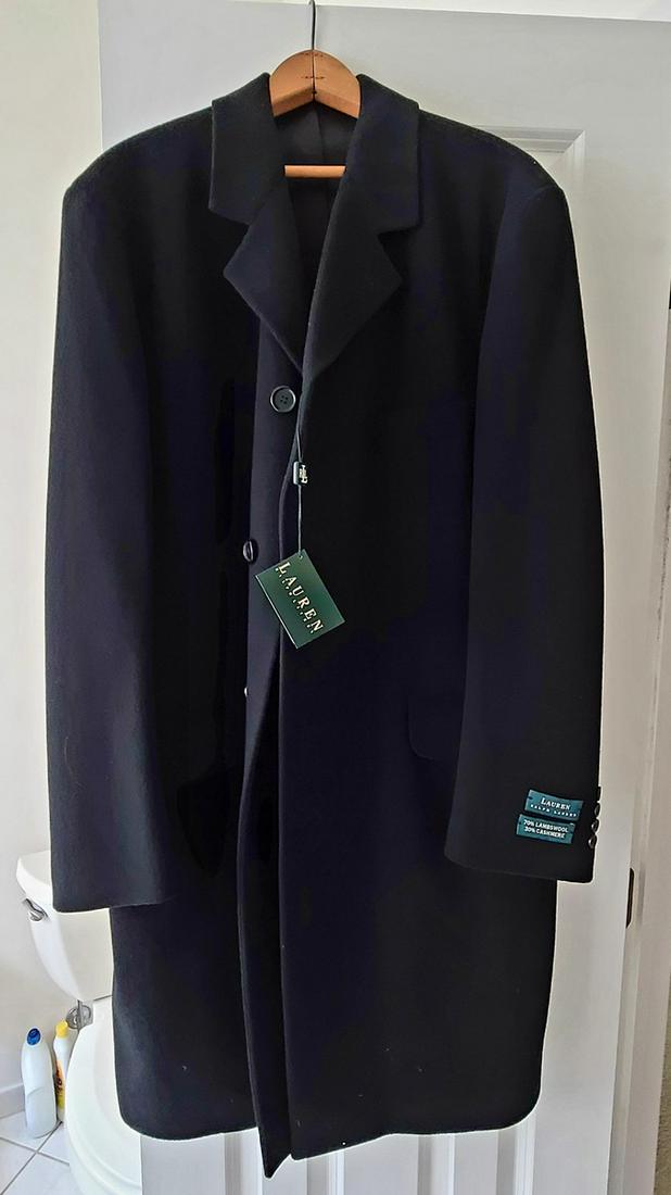 NWT Ralph Lauren wool trench coat 42 (1 of 1)