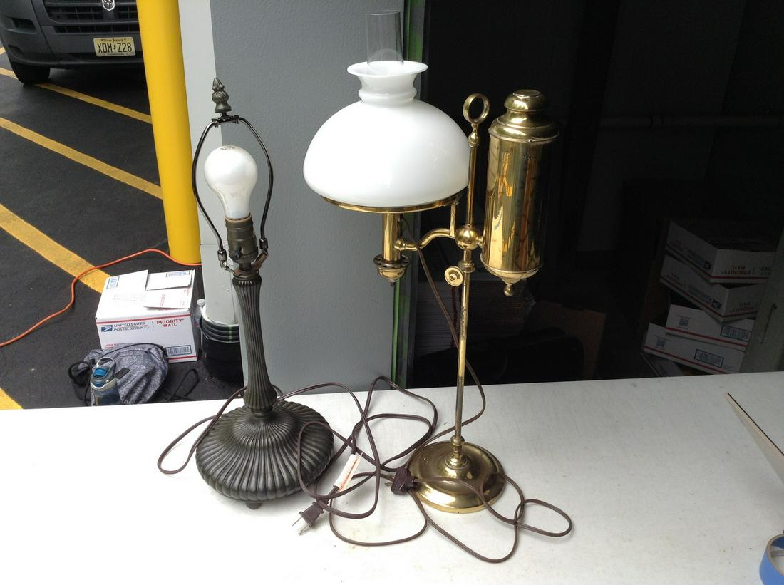 Two vintage lamps 22" (1 of 1)
