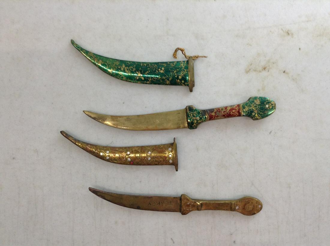 Two Turkish Bronze Letter Openers (1 of 1)