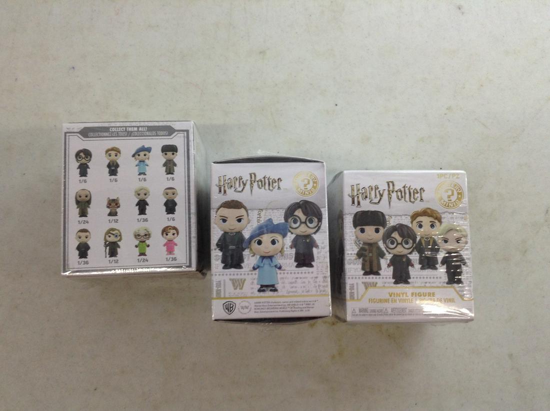 Lot of 3 Harry Potter vinyl figure blind boxes sealed (1 of 1)