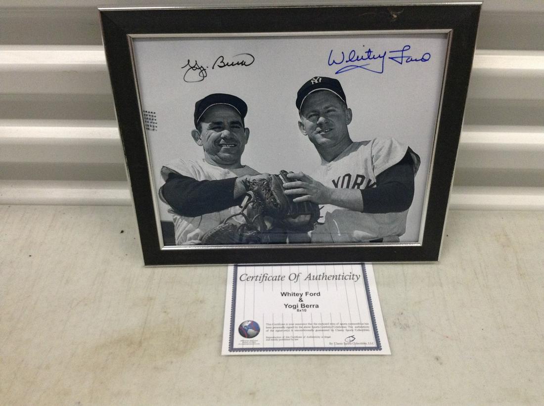Ford/Berra signed photo 8x10 framed w/ COA (1 of 1)