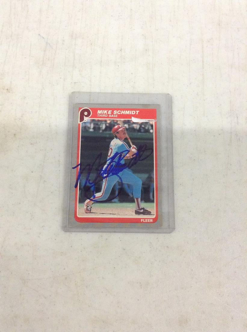 Mike Schmidt signed card w/ COA (1 of 1)