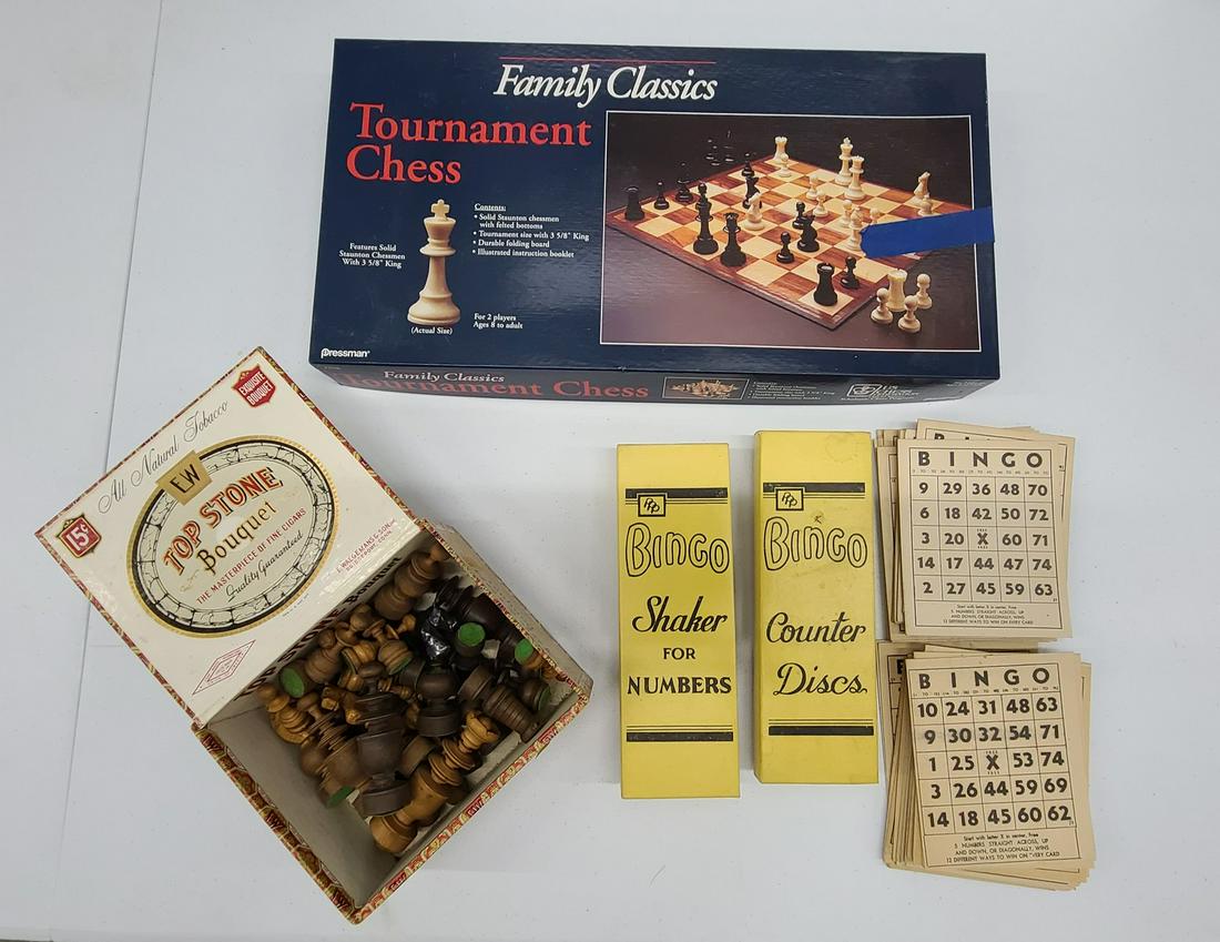 Vintage Games incl Chess & Bingo: Vintage Games incl Chess & Bingo