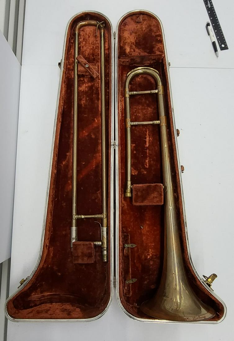 Vintage Trombone and LDS Hard Case (1 of 1)