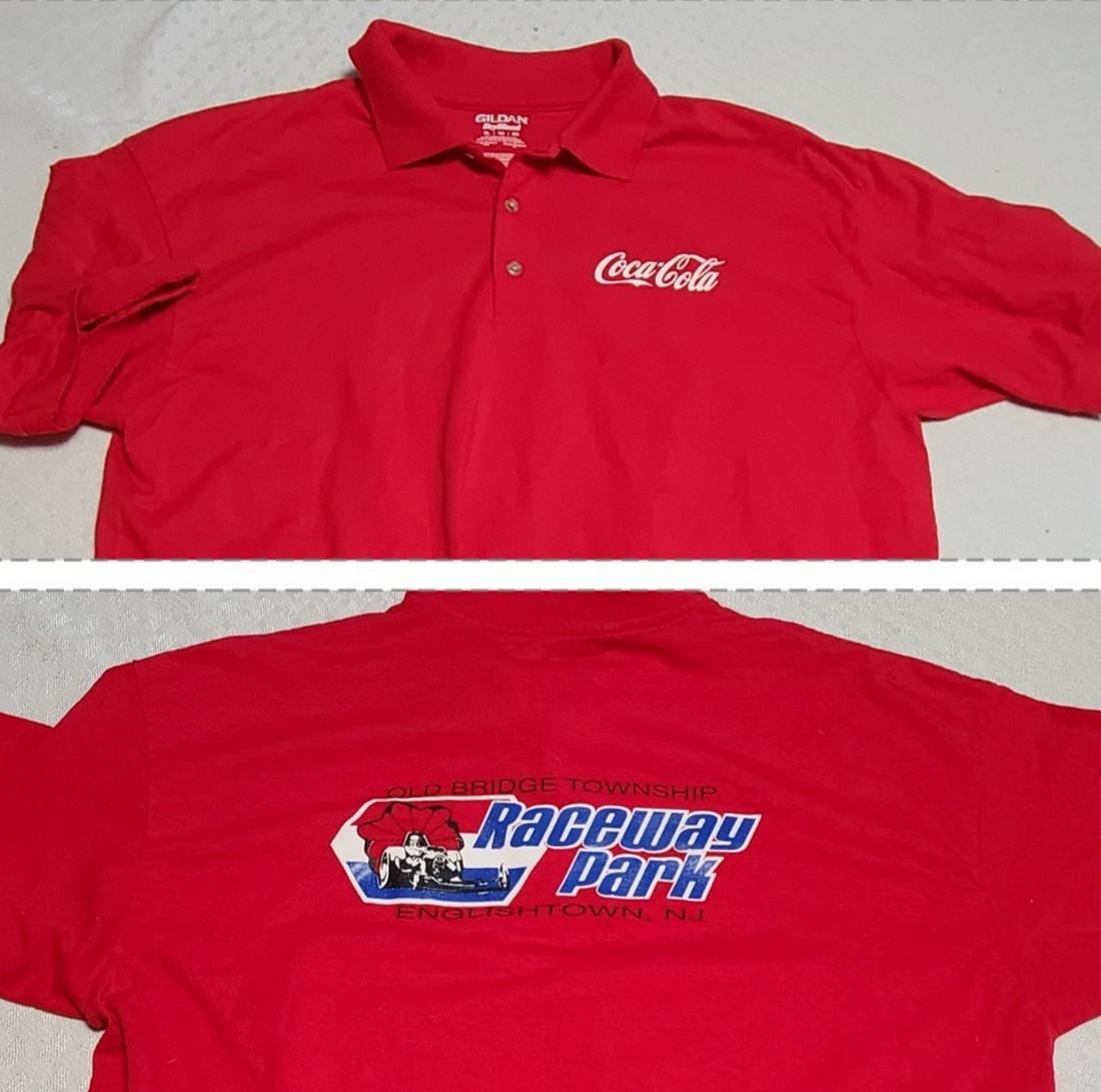 XL Englishtown Raceway Park Coca-Cola Polo: XL Englishtown Raceway Park Coca-Cola Polo