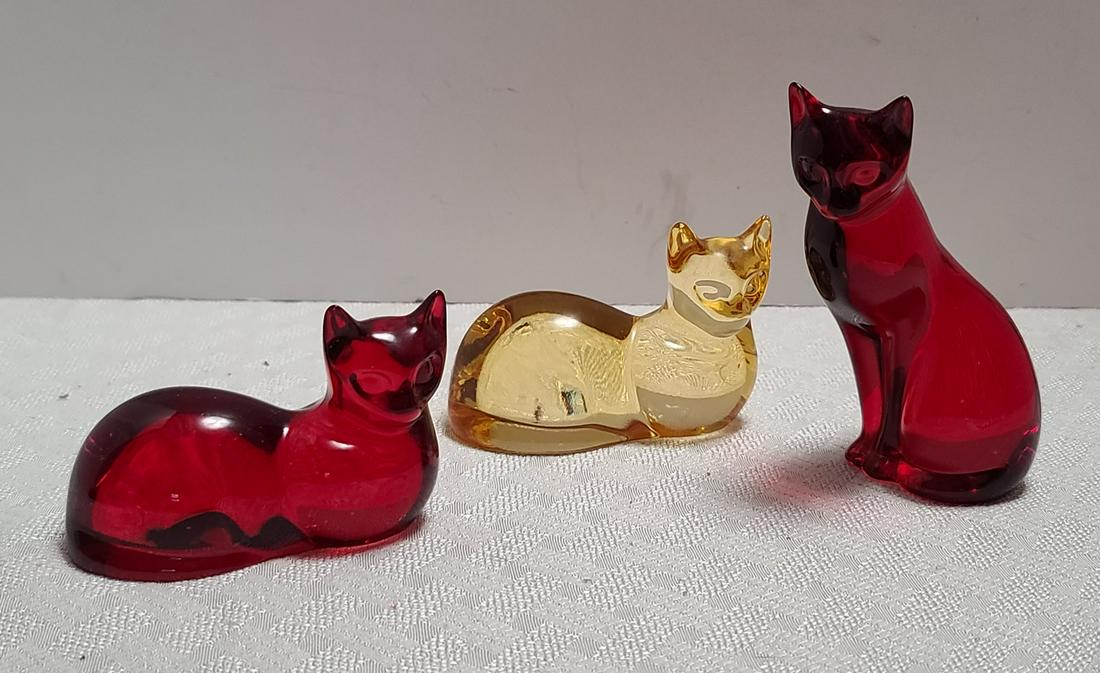 Glass Lenox Cats (1 of 1)