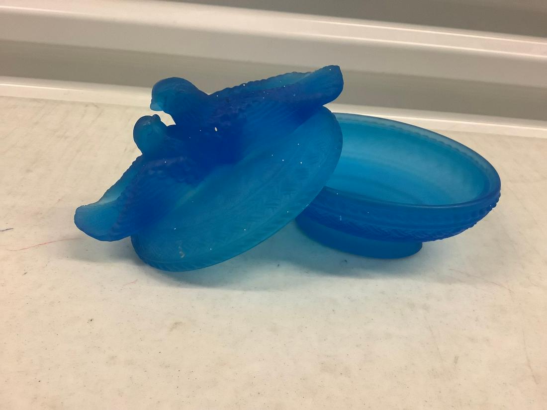 Blue Glass Container: Blue Glass Container