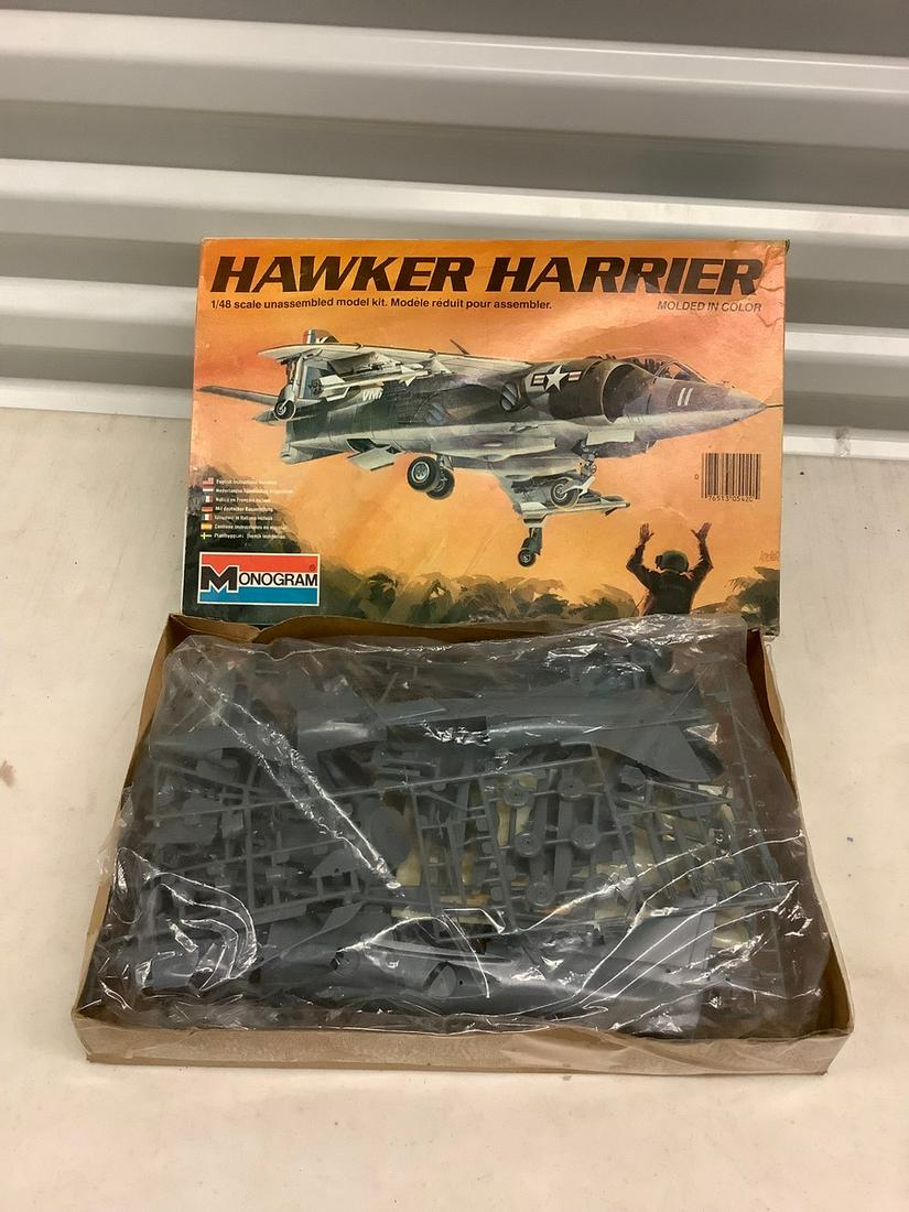 1981 Monogram Hawker Harrier 1/48 Scale Model (1 of 1)