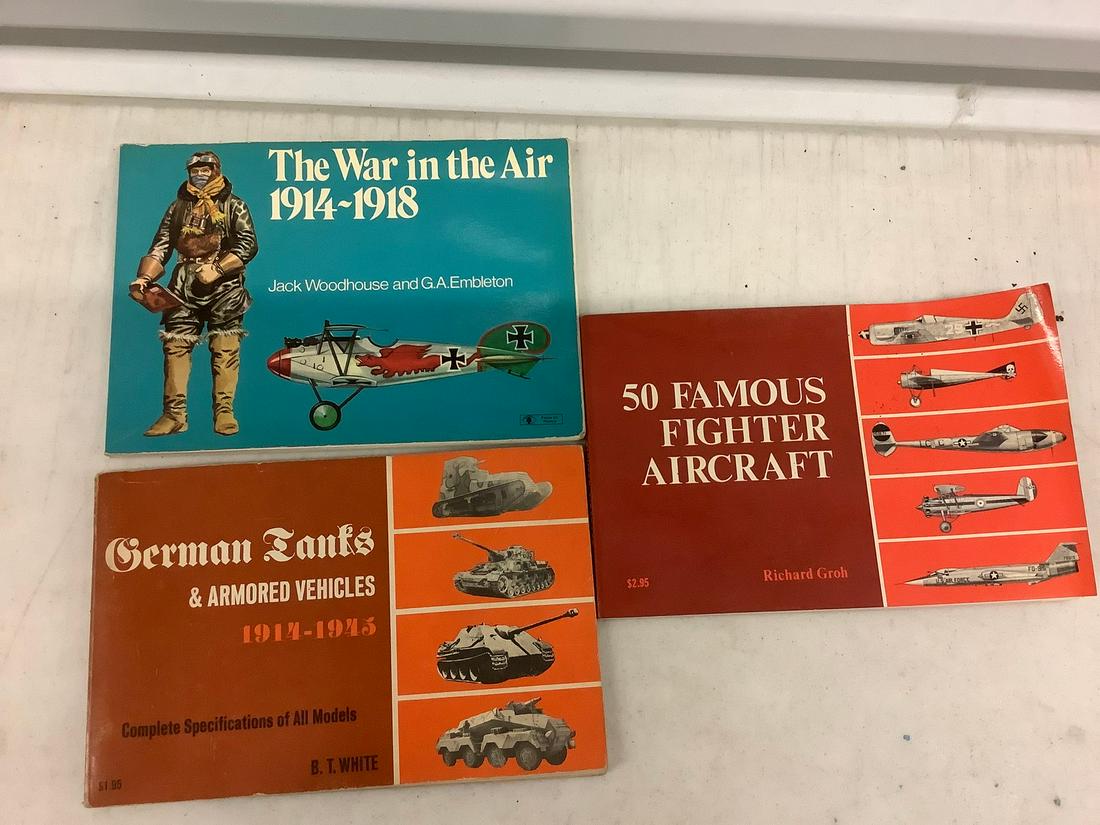 Lot of War, Planes, and Armored Vehicles Books (1 of 1)