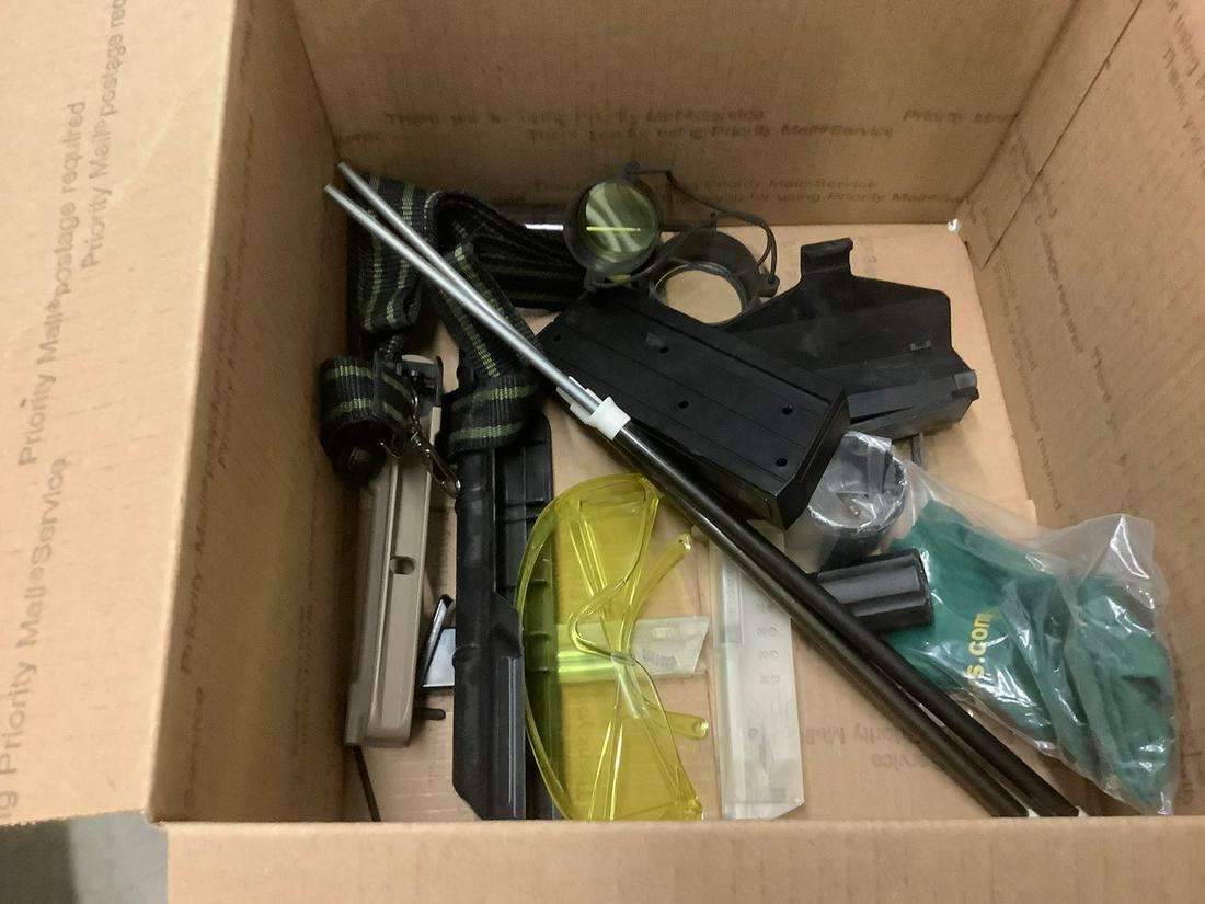 Lot of Safety Goggles, Gun Parts, and More: Lot of Safety Goggles, Gun Parts, and More