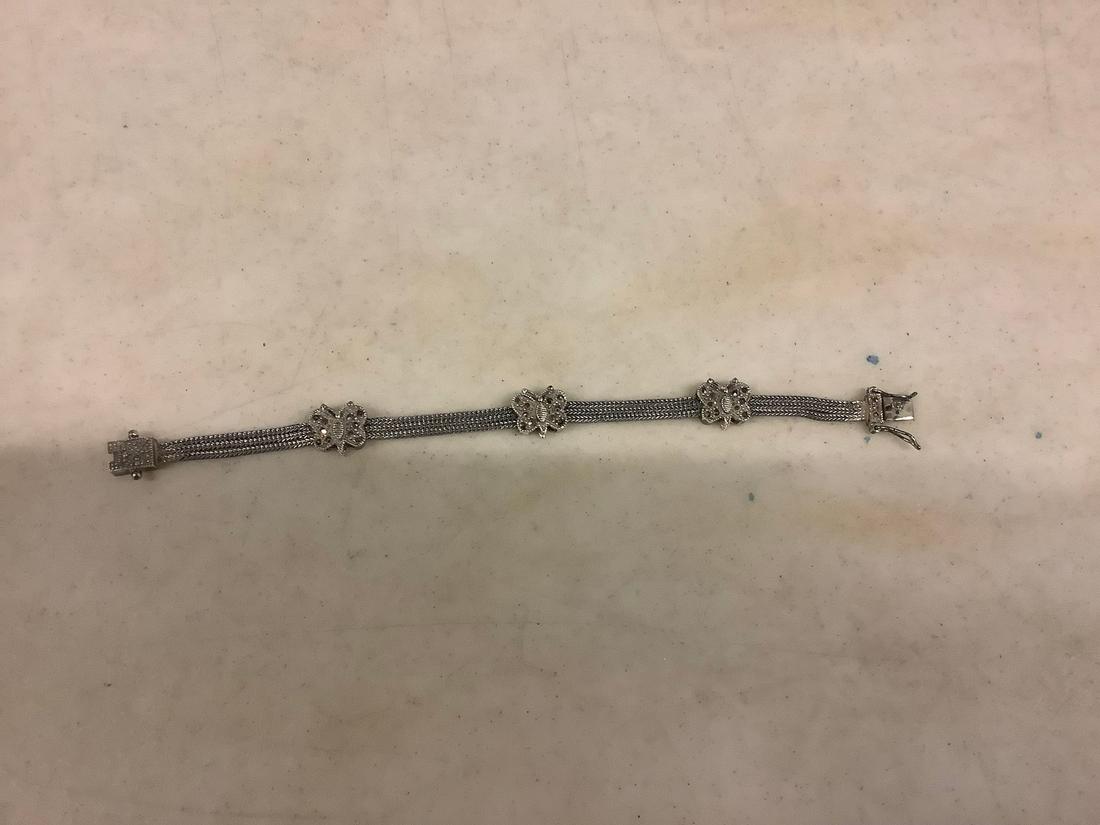 sterling butterflies bracelet: sterling butterflies bracelet