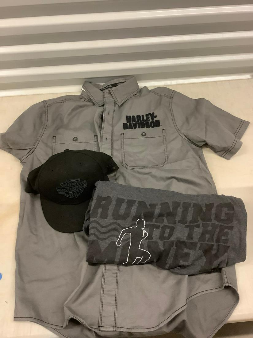 Harley Davidson Hat, button down shirt and more (1 of 1)