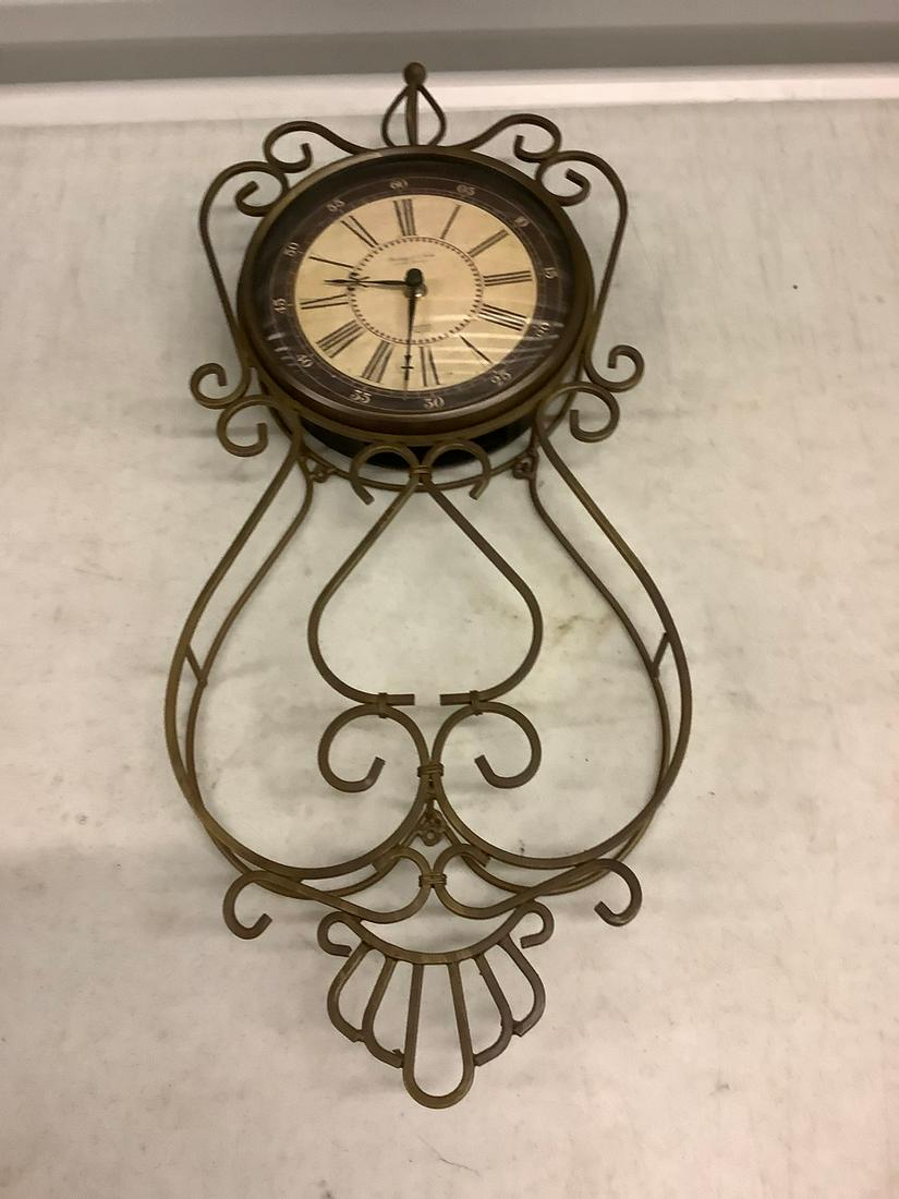 Sterling & Noble Vintage Styled Art medal wall clock -: Sterling & Noble Vintage Styled Art medal wall clock - works