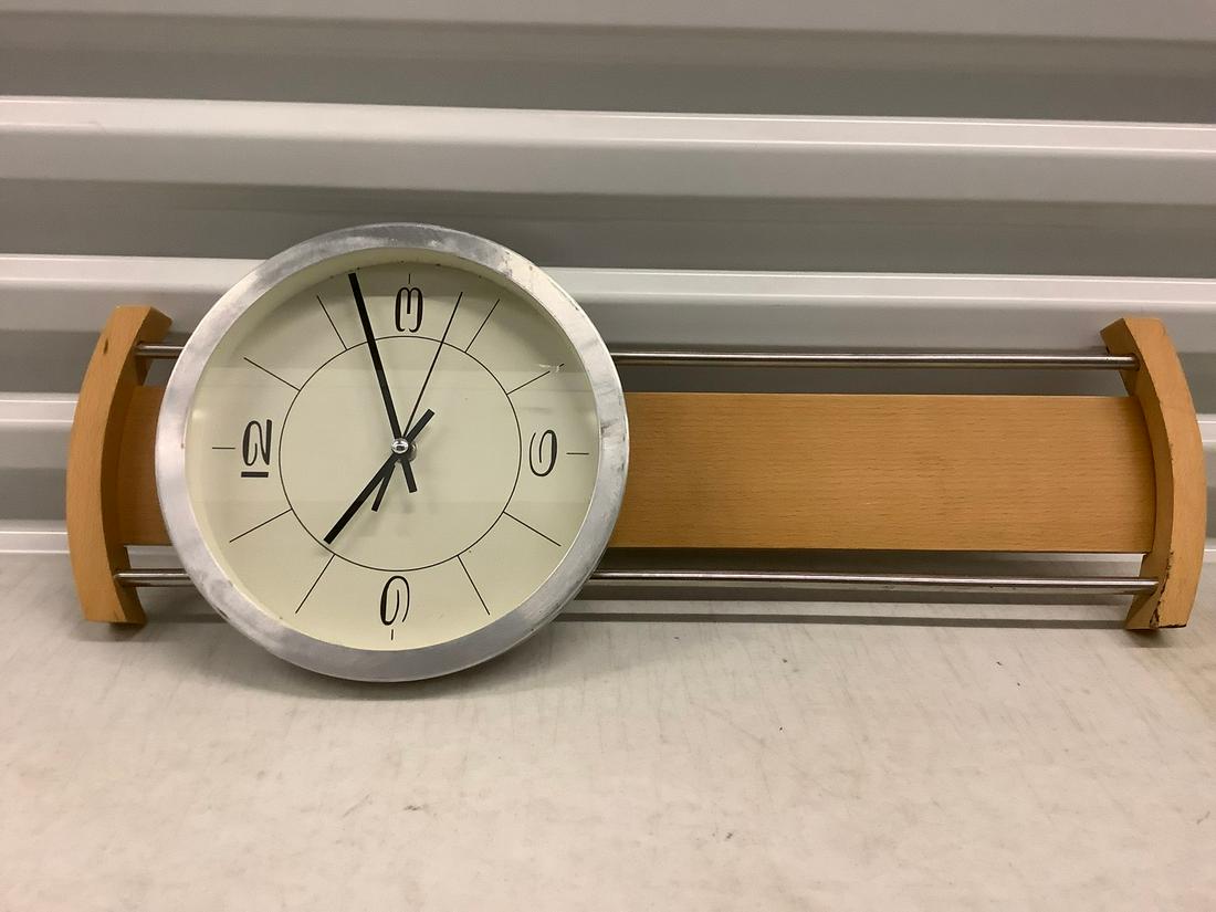 MCM style wall clock - works (1 of 1)