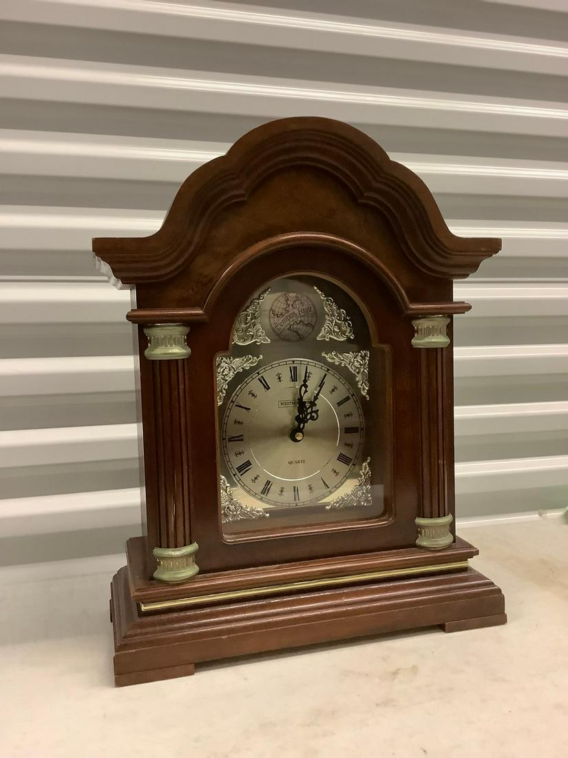 Westminster "Tempus Fugit" large mantle clock - works (1 of 1)