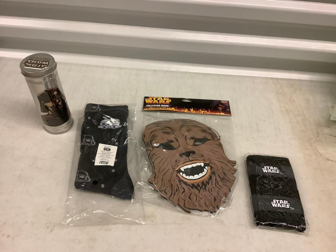 Star Wars Collector Mask, Star Wars socks, and more (1 of 1)