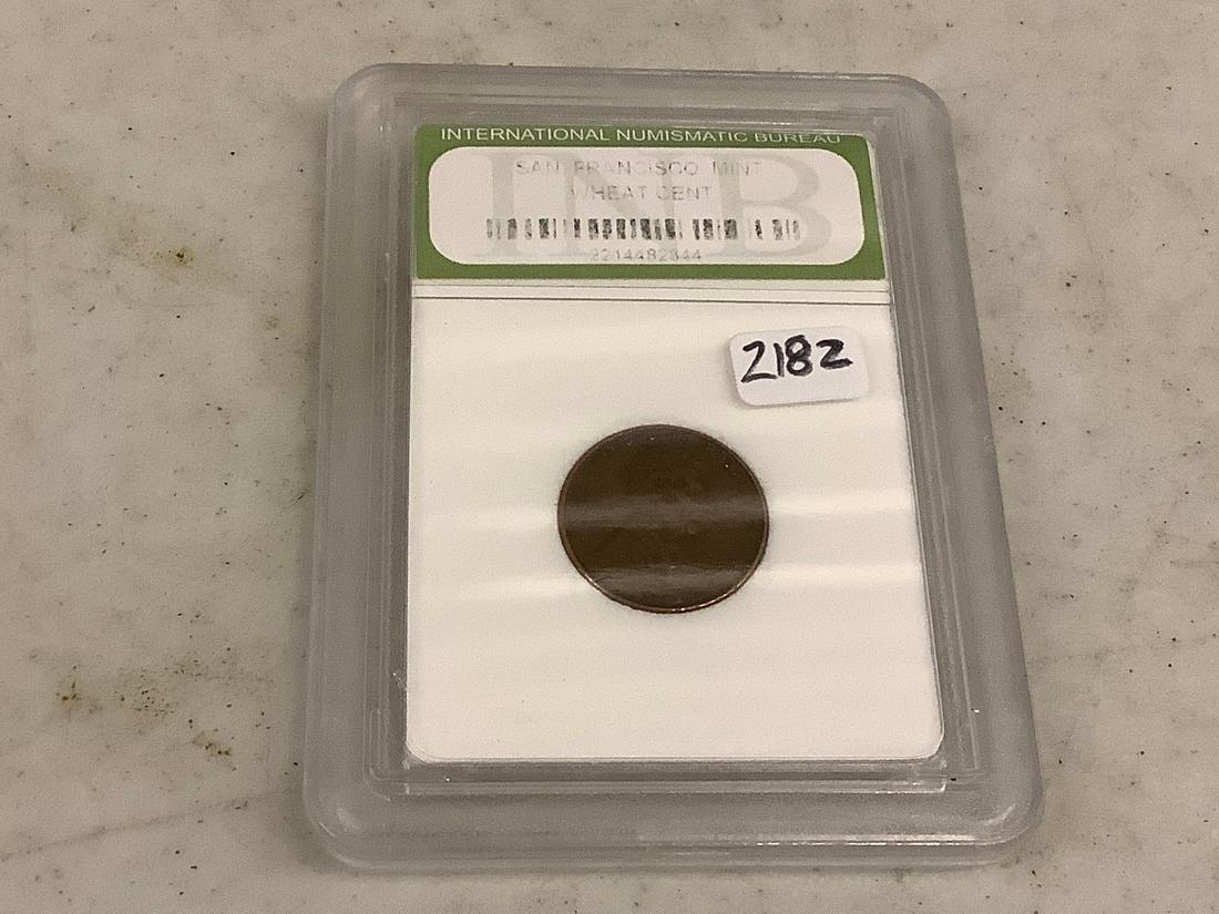 Graded San Francisco Mint Wheat penny (1 of 1)