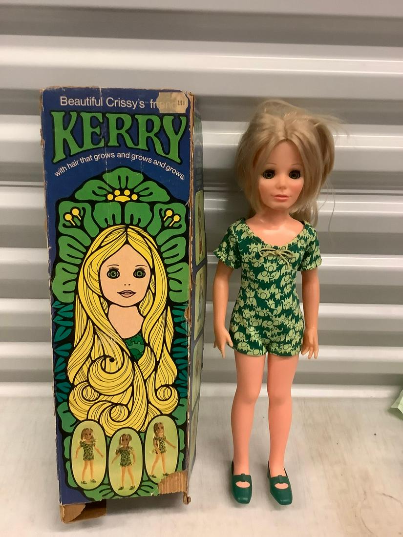 Vintage Ideal Kerry doll with box: Vintage Ideal Kerry doll with box