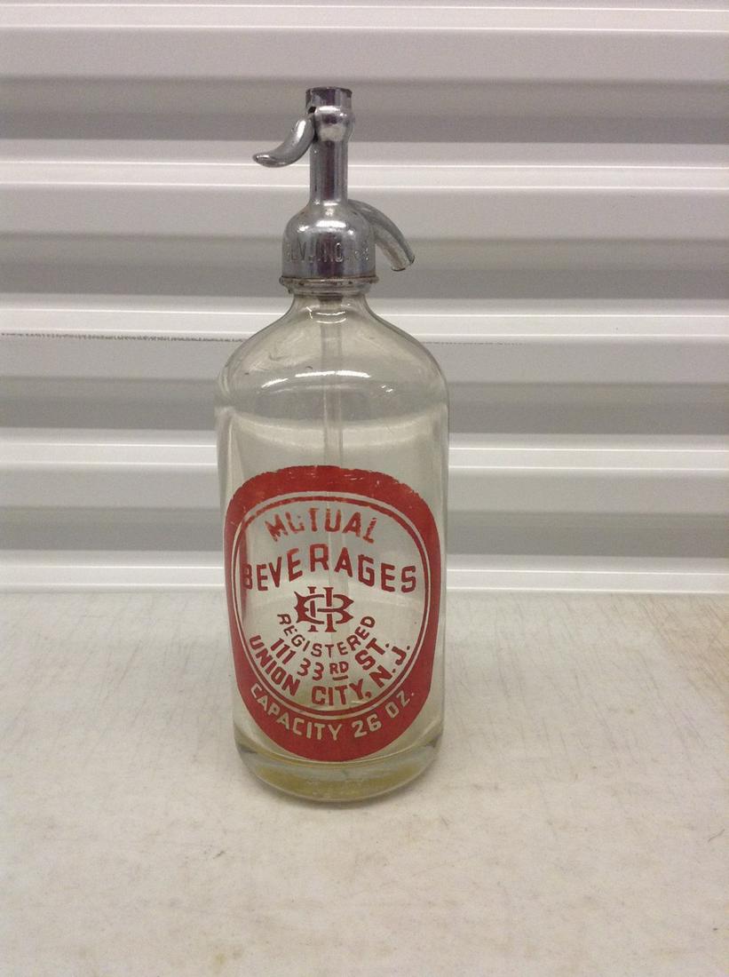 Mutual Beverages Vintage Seltzer Spritzer Bottle (1 of 1)