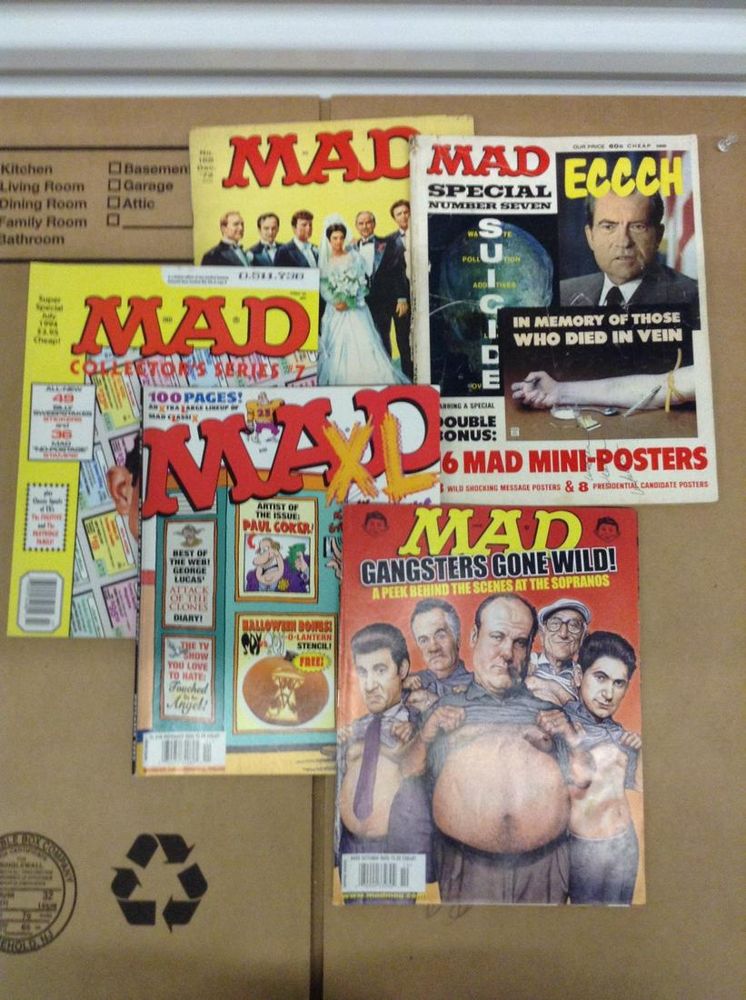 Lot of 5 Mad Magazines (1 of 1)