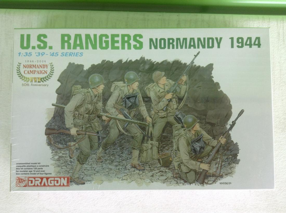 Sealed US Rangers WWII Model Kit (1 of 1)