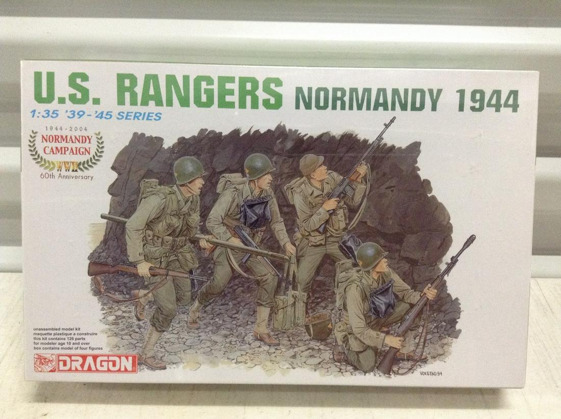 Sealed US Rangers WWII Model Kit (1 of 1)