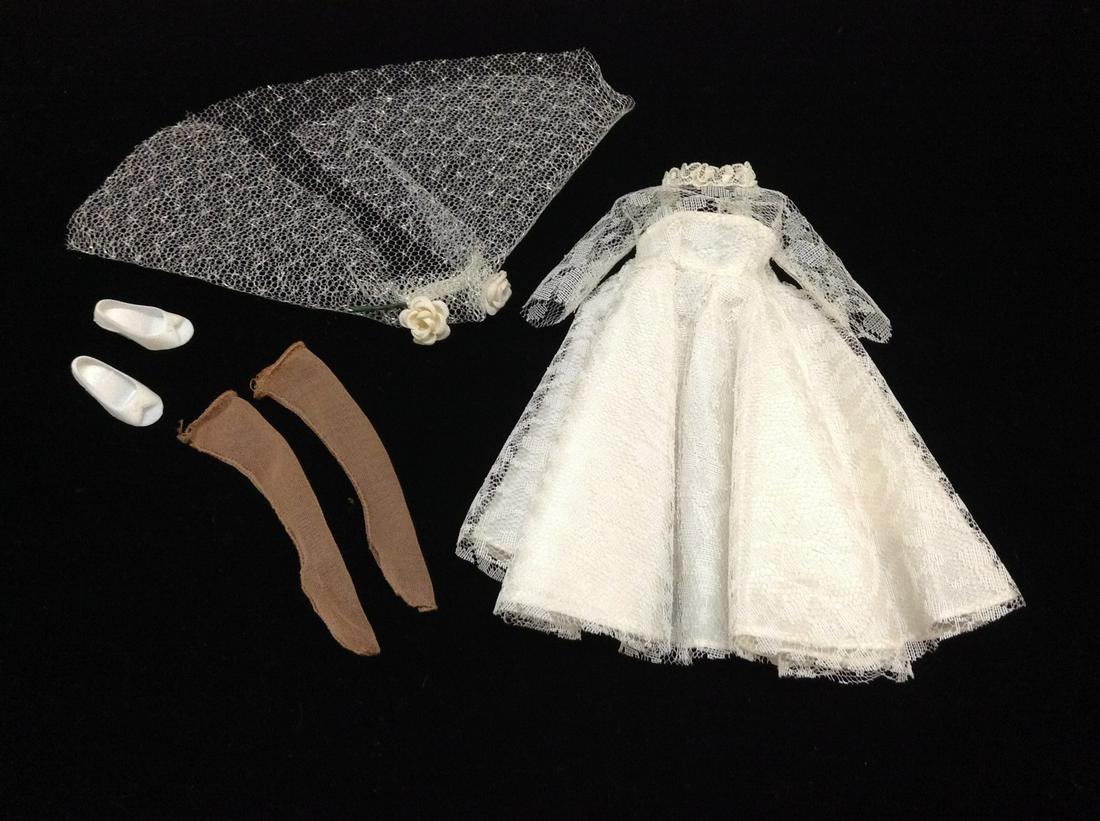 1950s Ideal "Little Miss Revlon" Bridal Outfit: 1950s Ideal "Little Miss Revlon" Bridal Outfit