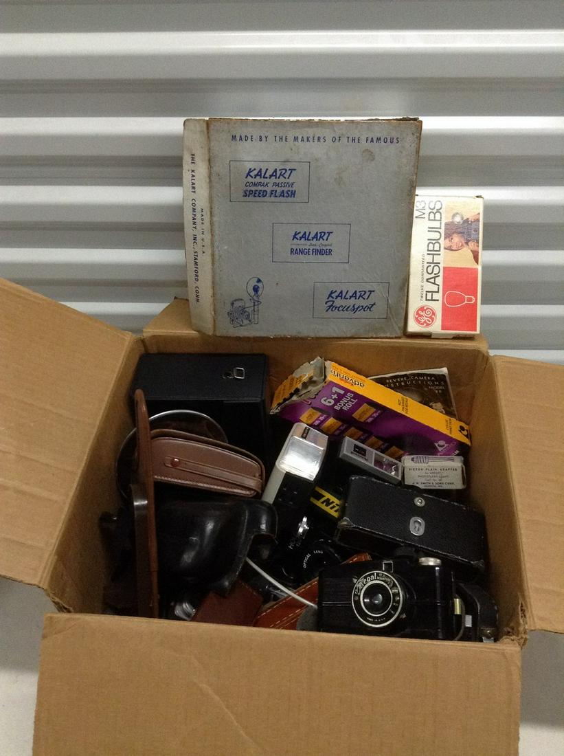 Box full of Cameras, Cases, Flashes and more (1 of 1)