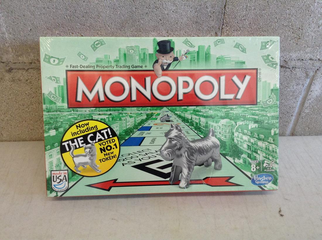 Sealed "Monopoly" Game Introducing Cat Token (1 of 1)