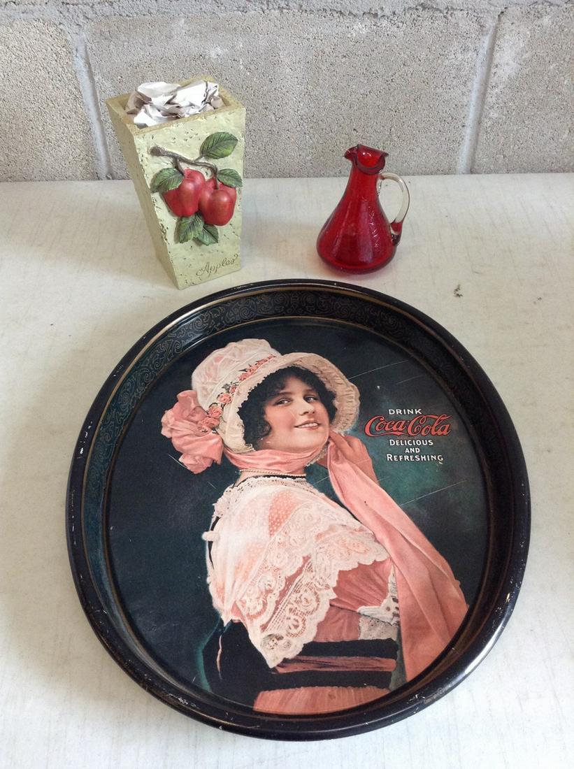 Coca-Cola Advertising Tray, Vase, and More: Coca-Cola Advertising Tray, Vase, and More