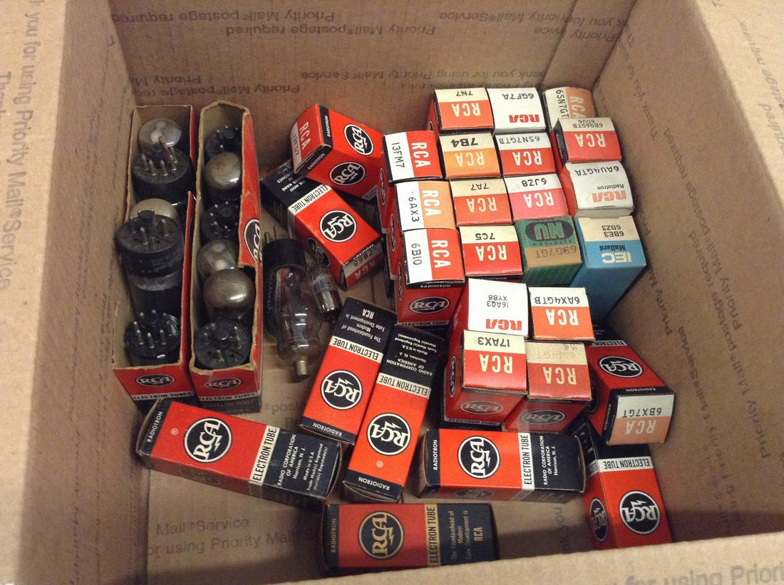 Large lot of RCA and other Electron tubes (1 of 1)