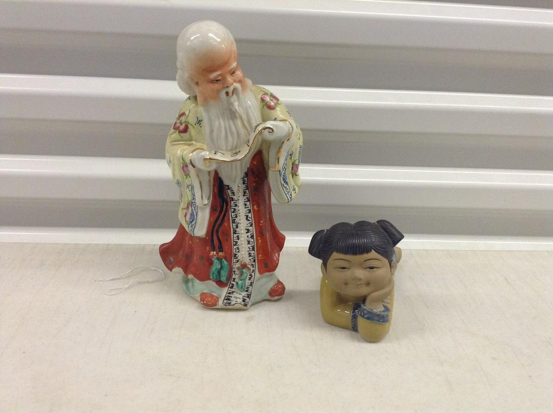 Pair of asian statues (1 of 1)
