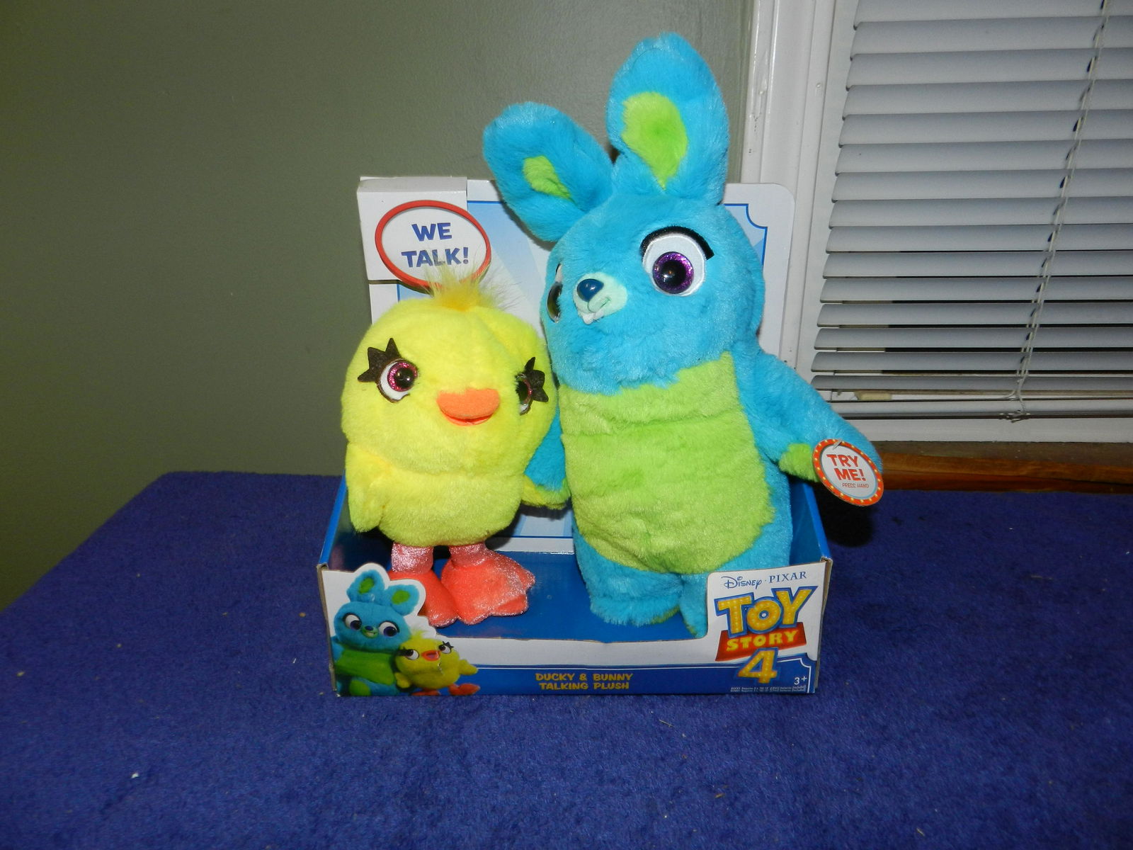 Toy Story 4 Ducky & Bunny Talking Plush Dolls NEW: Toy Story 4 Ducky & Bunny Talking Plush Dolls NEW