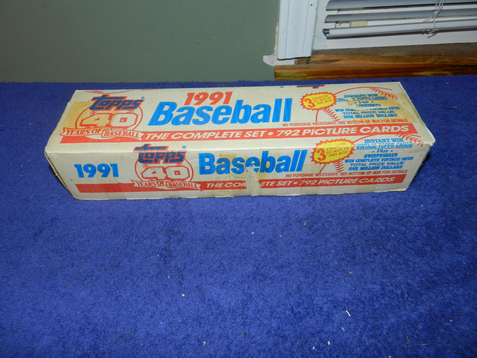 1991 Topps Baseball Card Set In box (1 of 1)