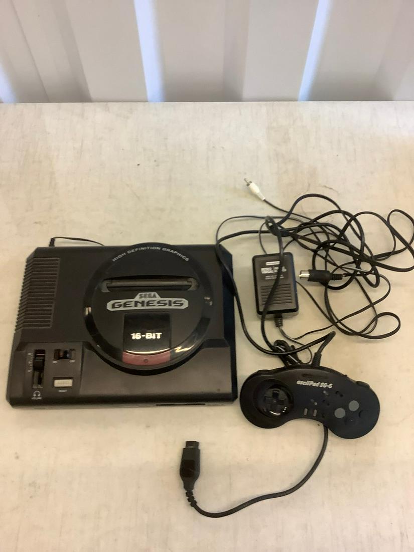 Sega Genesis console and controller (1 of 1)