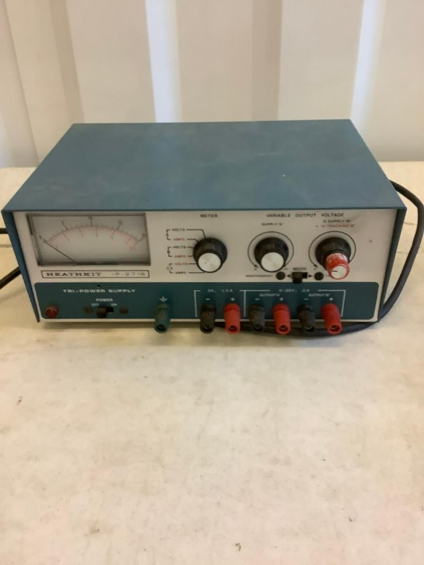 Heathkit model IP-2718 tri power supply (1 of 1)