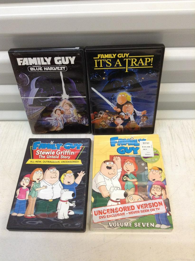 Family Guy Uncensored Sealed and other DVDs: Family Guy Uncensored Sealed and other DVDs