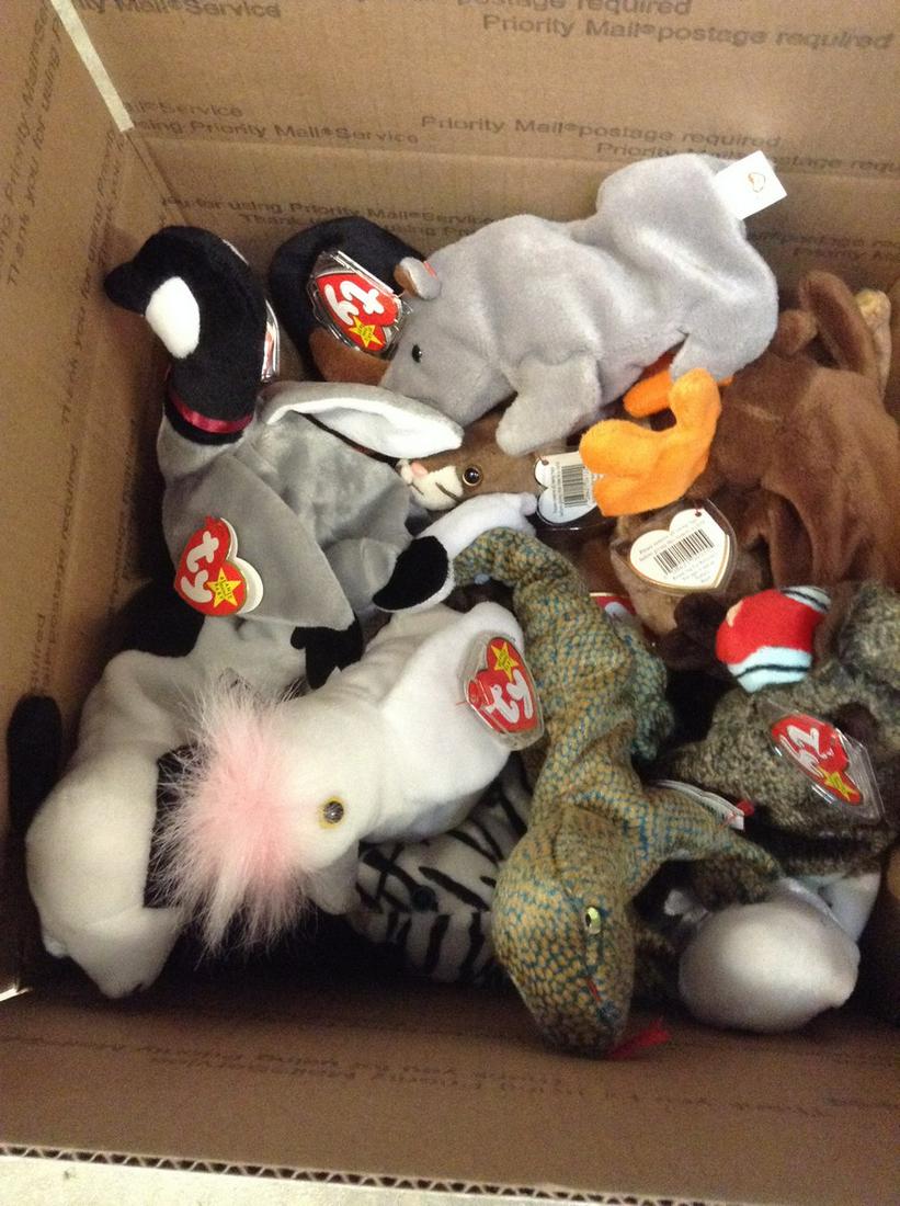 Box of Beanie Babies: Box of Beanie Babies