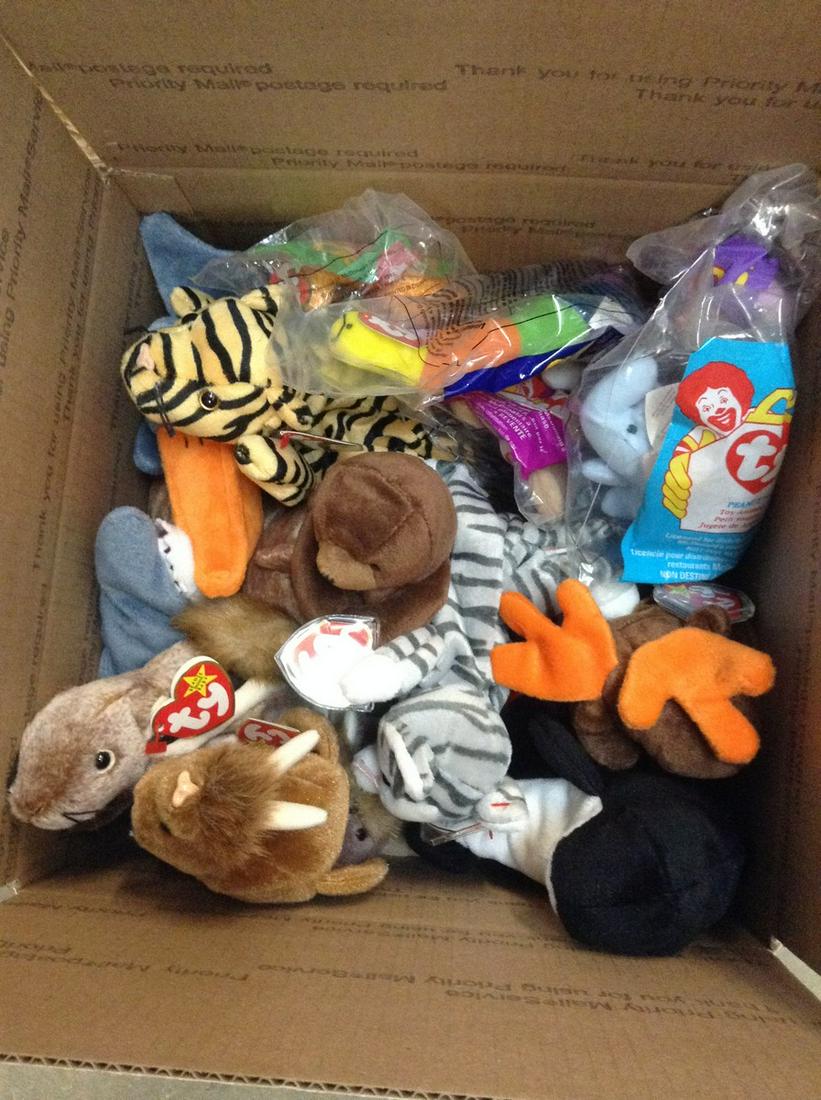 Box of Beanie Babies: Box of Beanie Babies