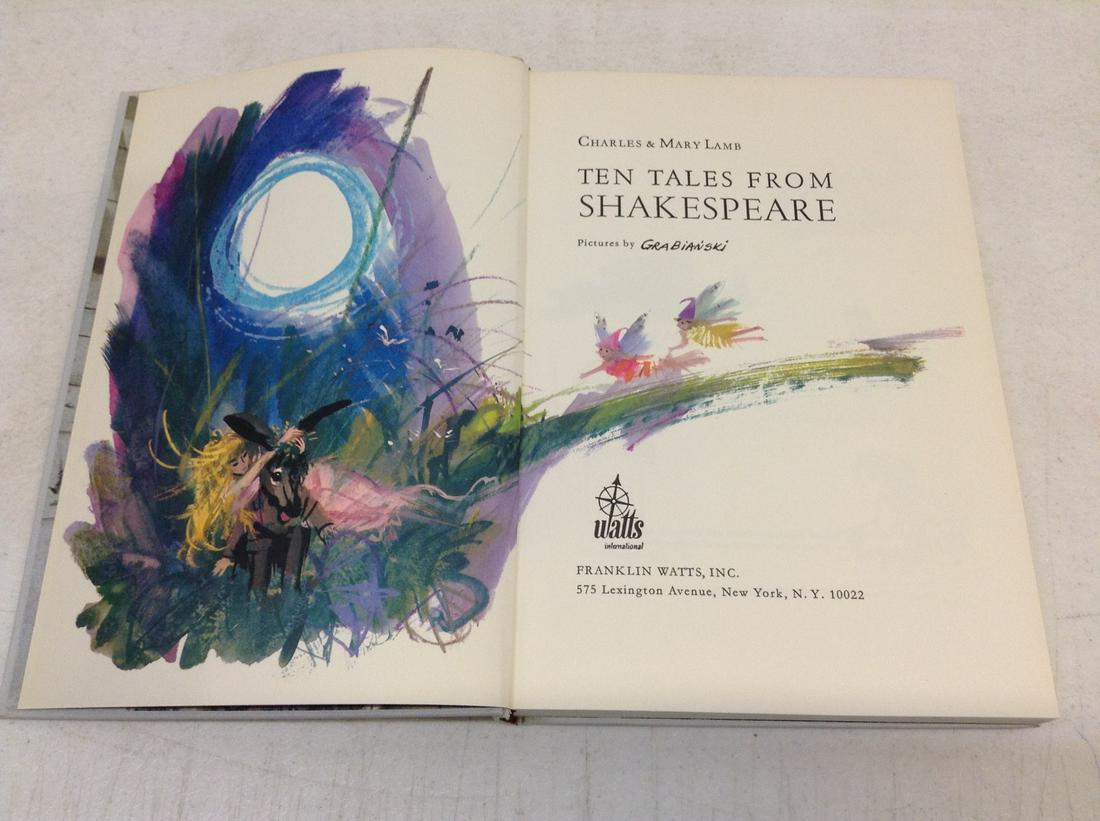 1969 Illustrated  "Ten Tales from Shakespeare Pictures (1 of 1)