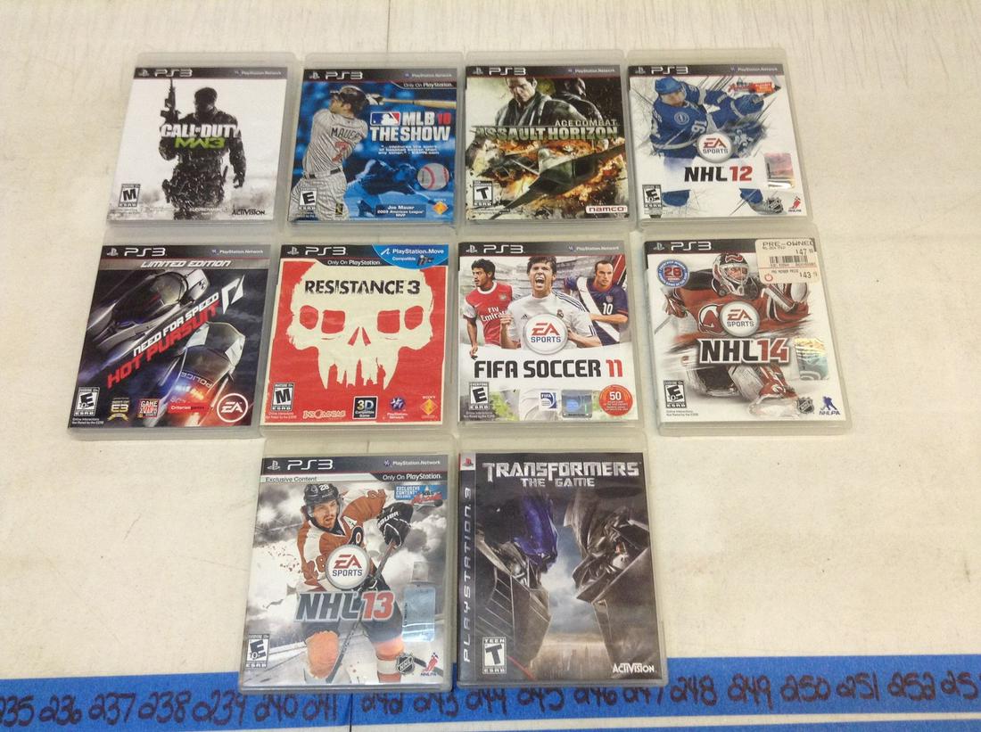Large lot of PS3 Games with Manuals (1 of 1)