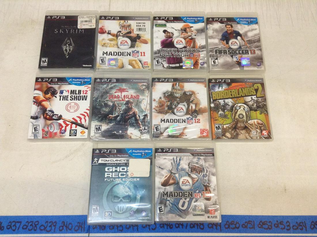 Large lot of PS3 Games with Manuals (1 of 1)