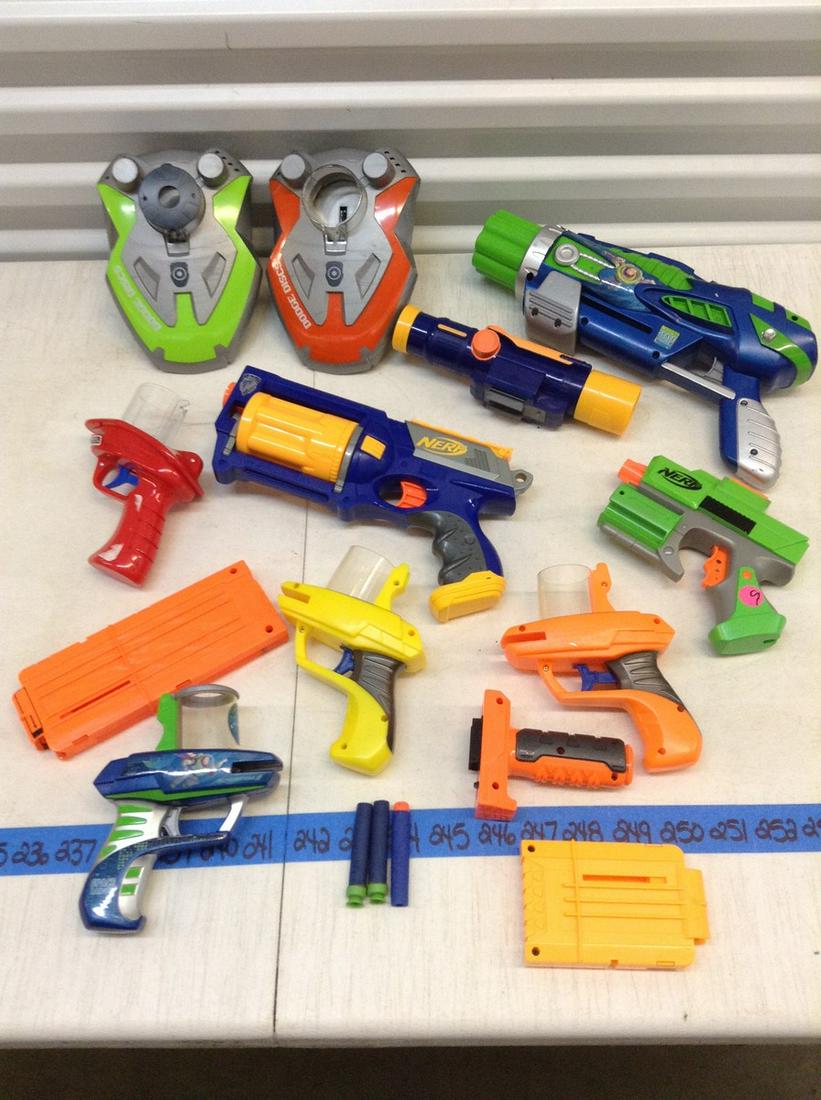 Large lot of Nerf Guns and Accessories (1 of 1)