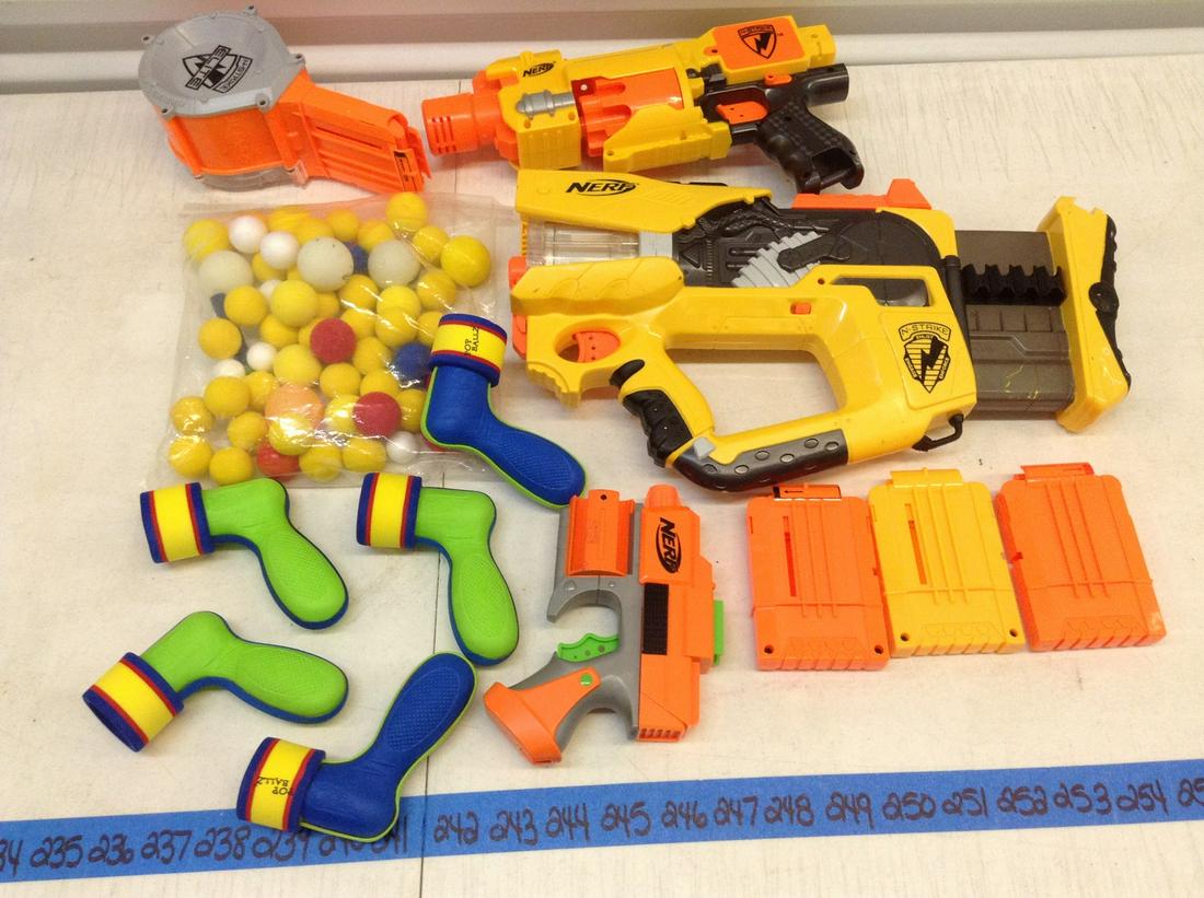 Large lot of Nerf Guns and Accessories (1 of 1)
