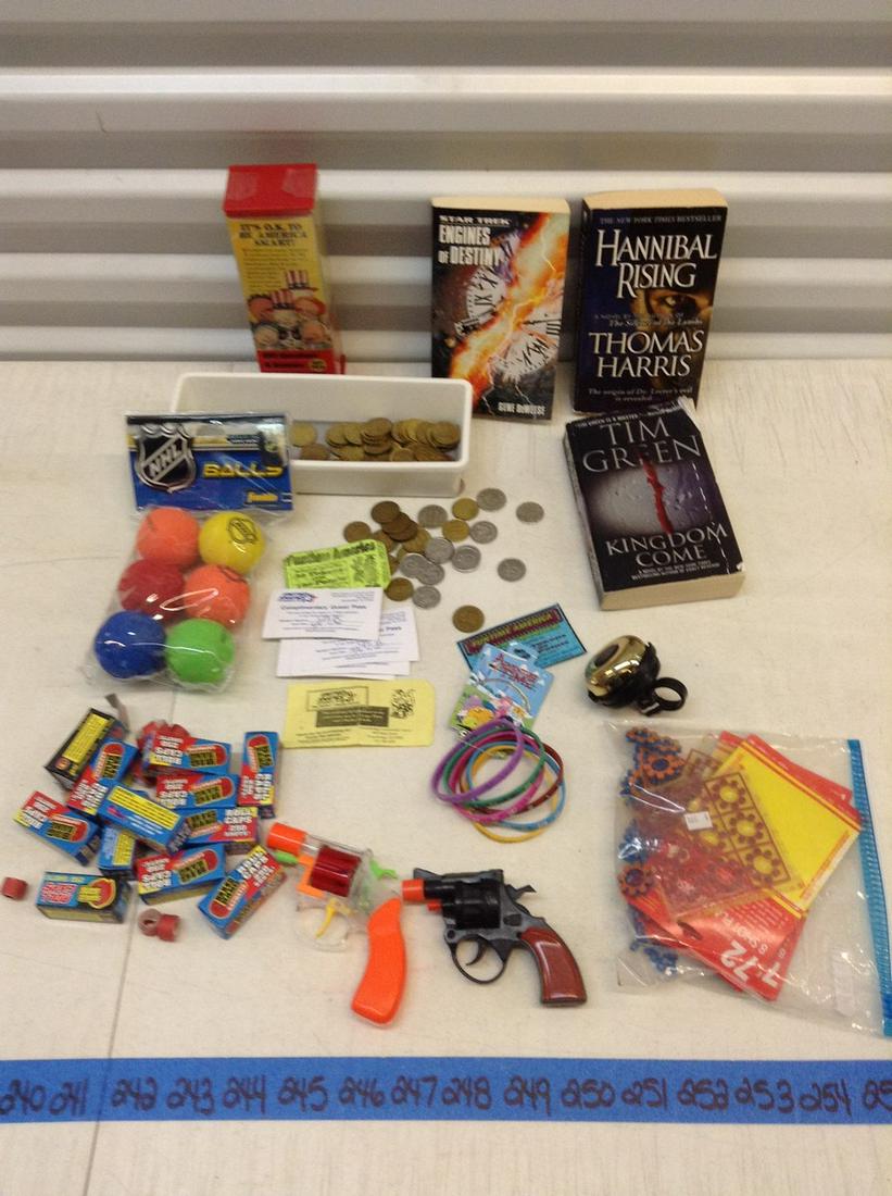 Large lot of Toys - New Adventure Time Bracelets, Fun: Large lot of Toys - New Adventure Time Bracelets, Fun Time America Tokens and more