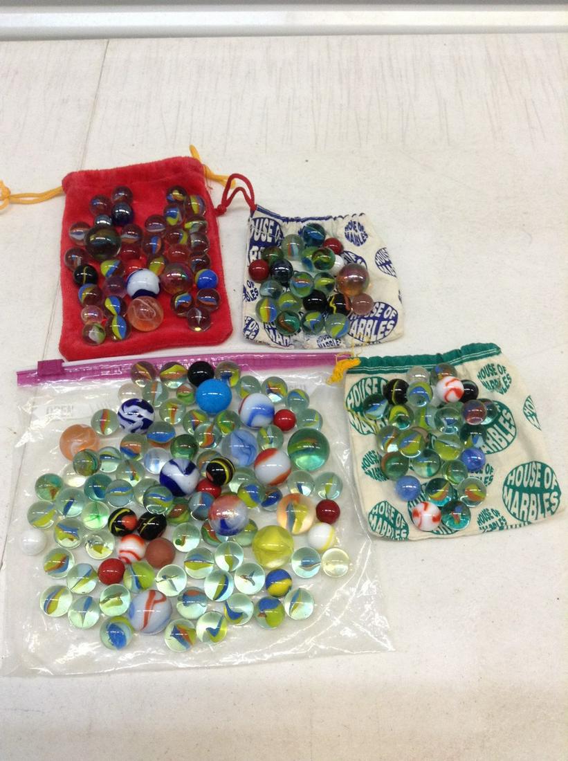 Large lot of Marbles with Shooters: Large lot of Marbles with Shooters