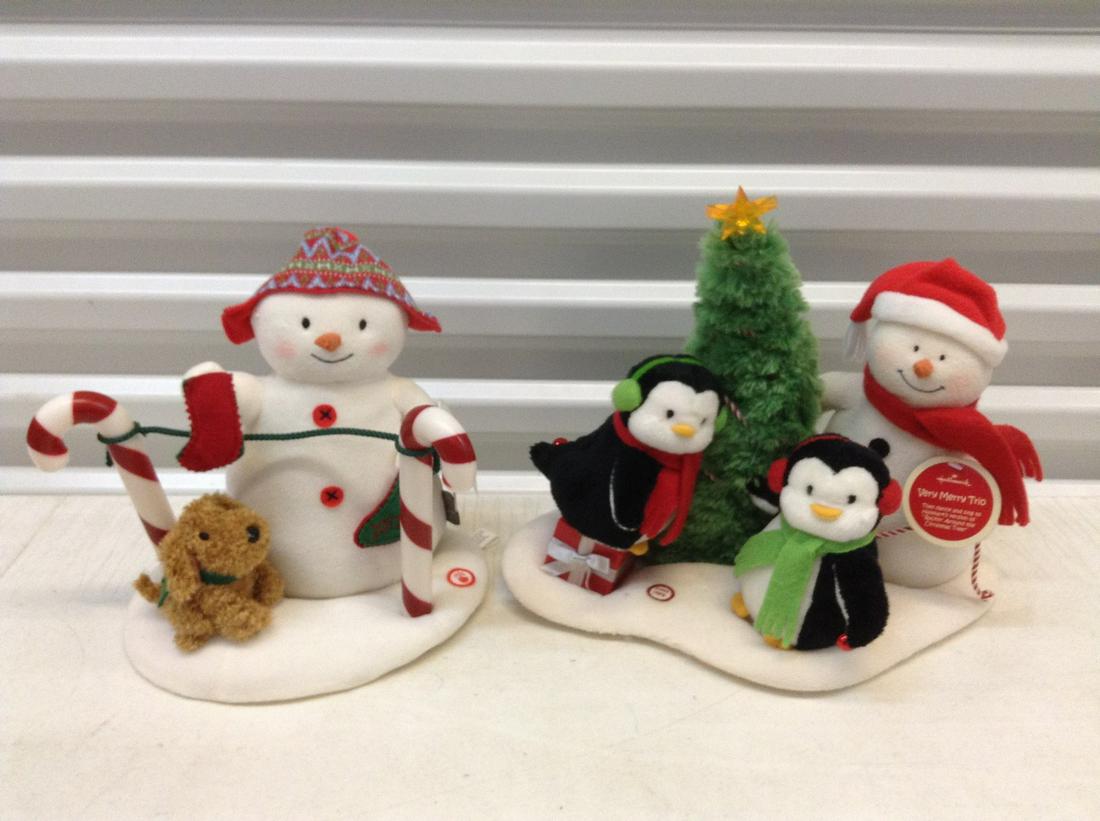 Hallmark Battery Operated Musical Dancing Snowmen: Hallmark Battery Operated Musical Dancing Snowmen