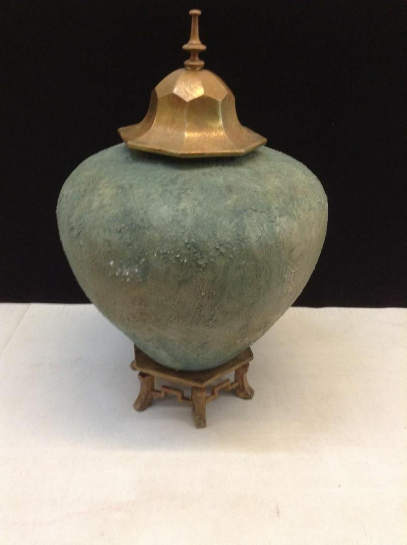 Large Decorative Asian Style Urn 20" tall (1 of 1)