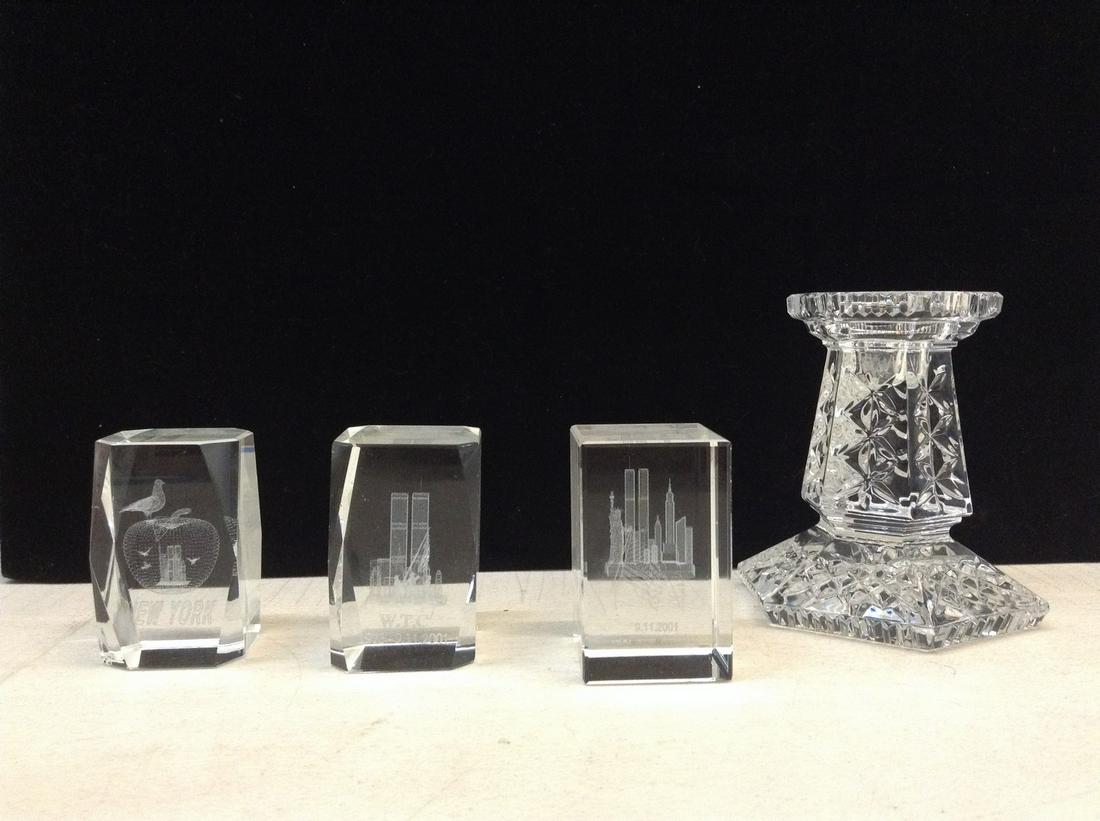 Waterford Crystal Candlestick and New York  & WTC (1 of 1)