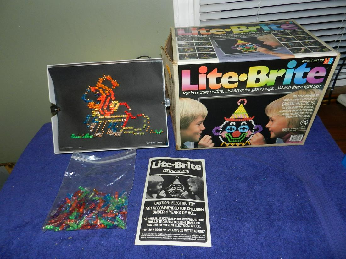 Vintage Milton bradley Lite Brite In Original Box (1 of 1)